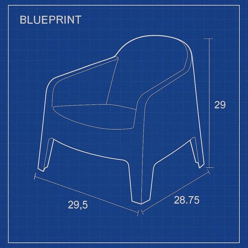 Milane 3-Piece Contract Grade Outdoor Lounge Set with side table