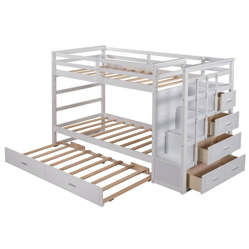 Solid Wood Bunk Bed for Kids