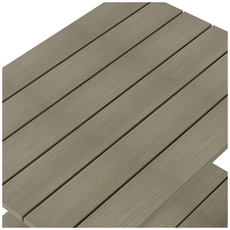 Vineyard HIPS Eco-Friendly Outdoor Modern Square All Weather Side Table