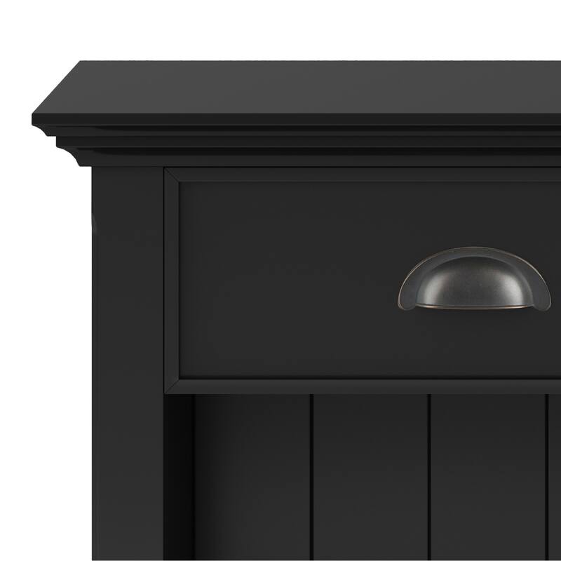 WYNDENHALL Normandy SOLID WOOD 24 inch Wide Bedside Nightstand Table