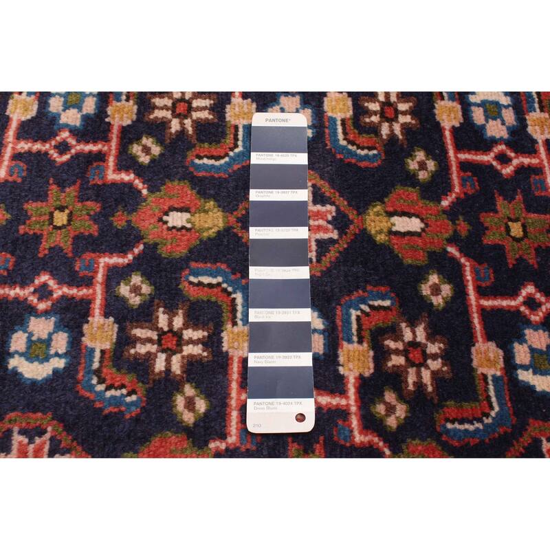 ECARPETGALLERY Hand-knotted Andelz Dark Navy Wool Rug - 3'3 x 9'1