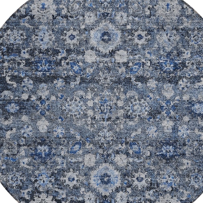 HomeRoots Oriental Traditional Rectangle Outdoor Rug