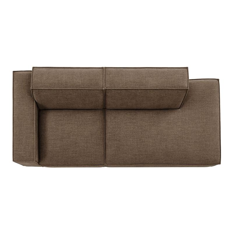 Restore 2-Piece Performance Fabric Upholstered Modular Loveseat