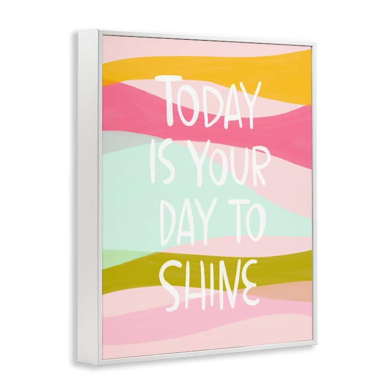 Stupell Pastel Day To Shine Framed Giclee Art Design By Mandy Ford Art + Illustration