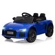 preview thumbnail 19 of 41, 12V Kids Ride On Toy Car, Licensed by Audi Toy Car with Remote Control Blue