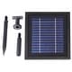 preview thumbnail 6 of 9, 2-Tier Pineapple Solar Outdoor Water Fountain w/ Battery - 46" - Black - 46-Inch