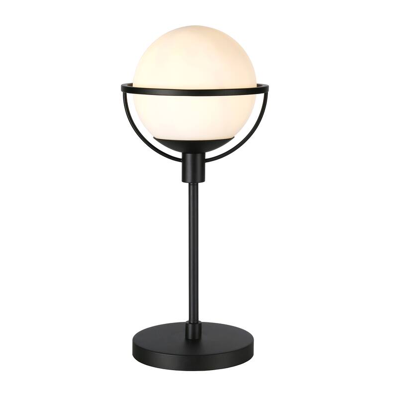 Cieonna Blackened Bronze Globe Table Lamp
