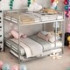 preview thumbnail 2 of 32, Full Over Full Metal Bunk Bed with Trundle