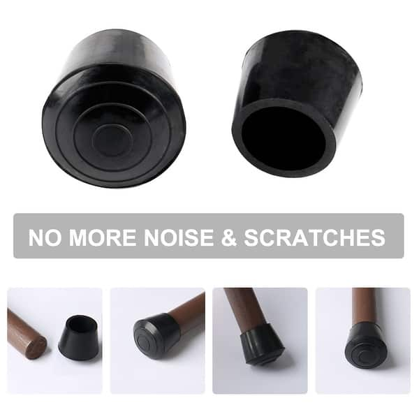 Shop Rubber Leg Cap Tip Cup Feet Cover 30mm 1 1 8 Inner Dia 15pcs