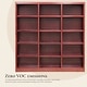 preview thumbnail 5 of 17, Concepts in Wood Triple Wide Wood Bookcase, 15 Shelf, 72 inch Tall