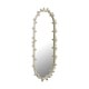 preview thumbnail 4 of 5, Bubbles Ivory Large Oval Wall Mirror - N/A