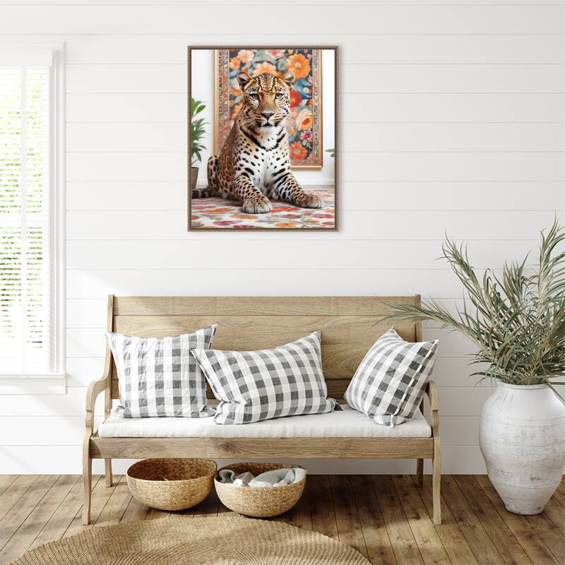 Summer Home by Uma Gokhale Framed Canvas Wall Art