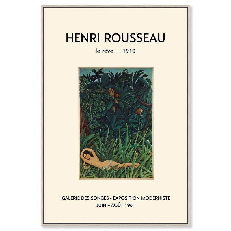 Dream in the Jungle Canvas by Art Remedy - Silver - 20" x 30"