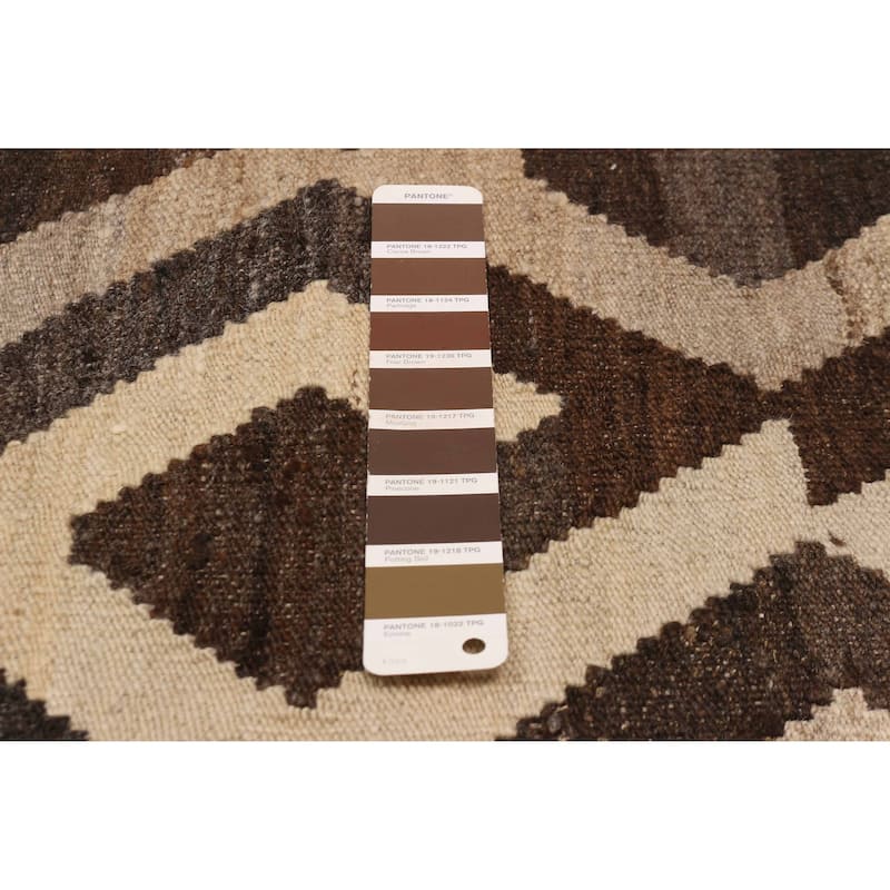 Sivas Brown Kilim 10'4" x 13'5" - 10'4 x 13'5