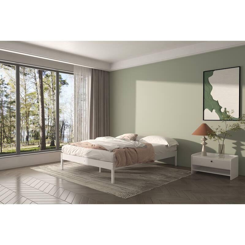 Basic Pine Platform Bed