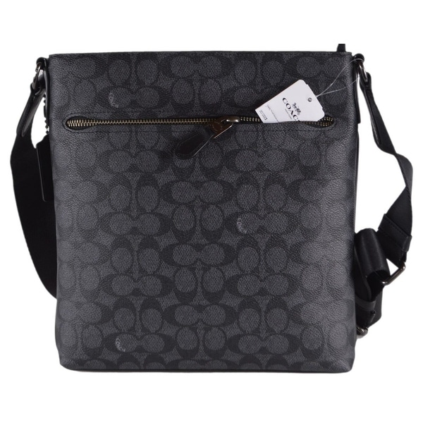 metropolitan slim messenger in signature canvas