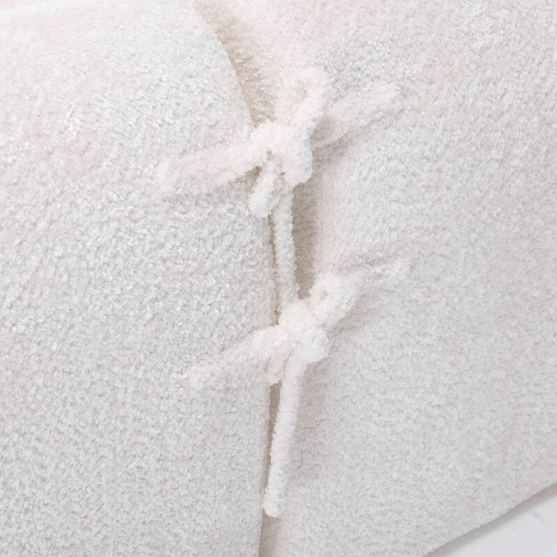 Living Room Oversized Comfy Boucle Sofa