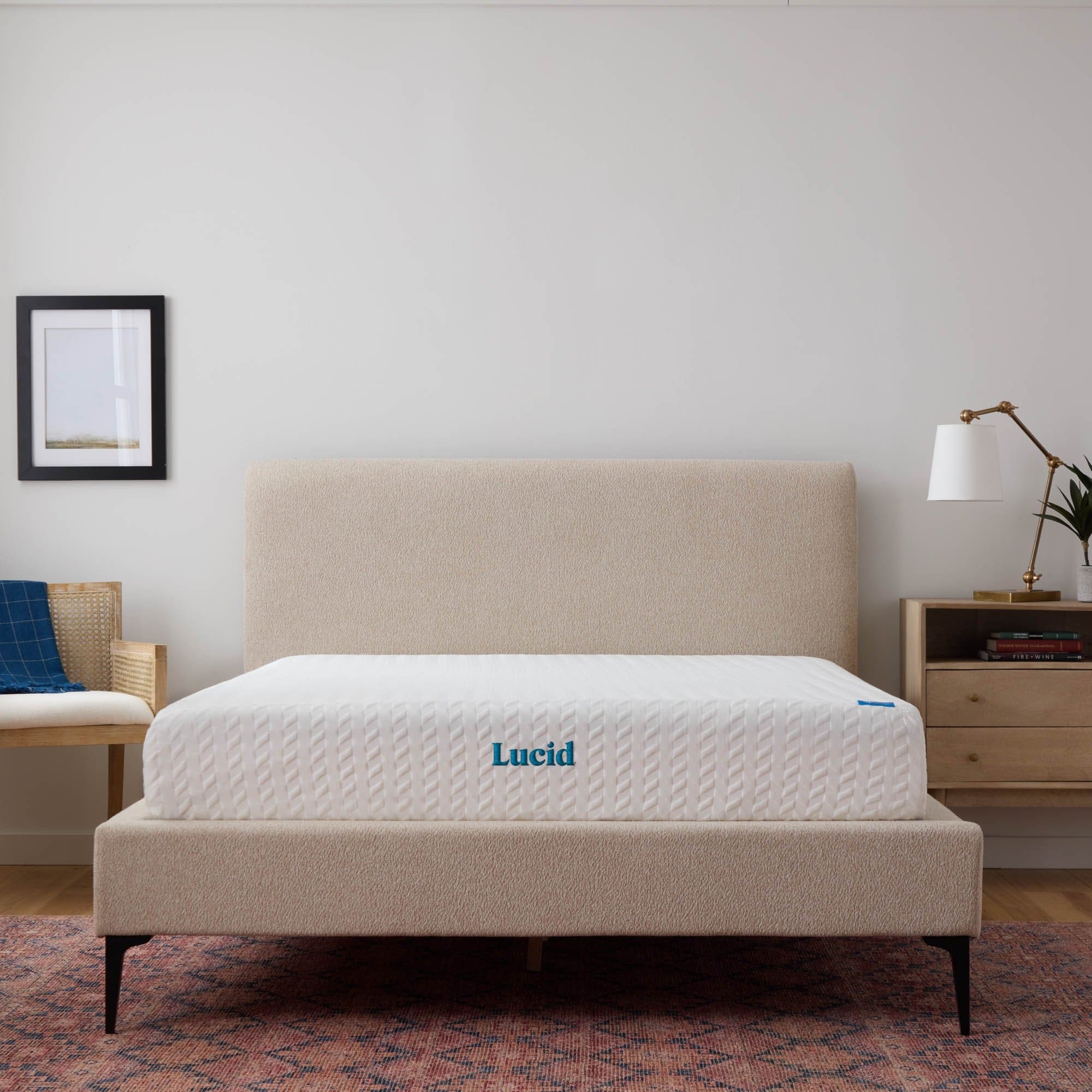 Lucid SureCool 10-inch Gel Memory Foam Mattress, Made in the USA