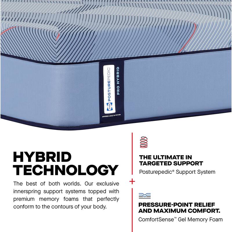 Sealy Posturepedic® Pro Haverford 13" Firm Tight Top Hybrid Mattress