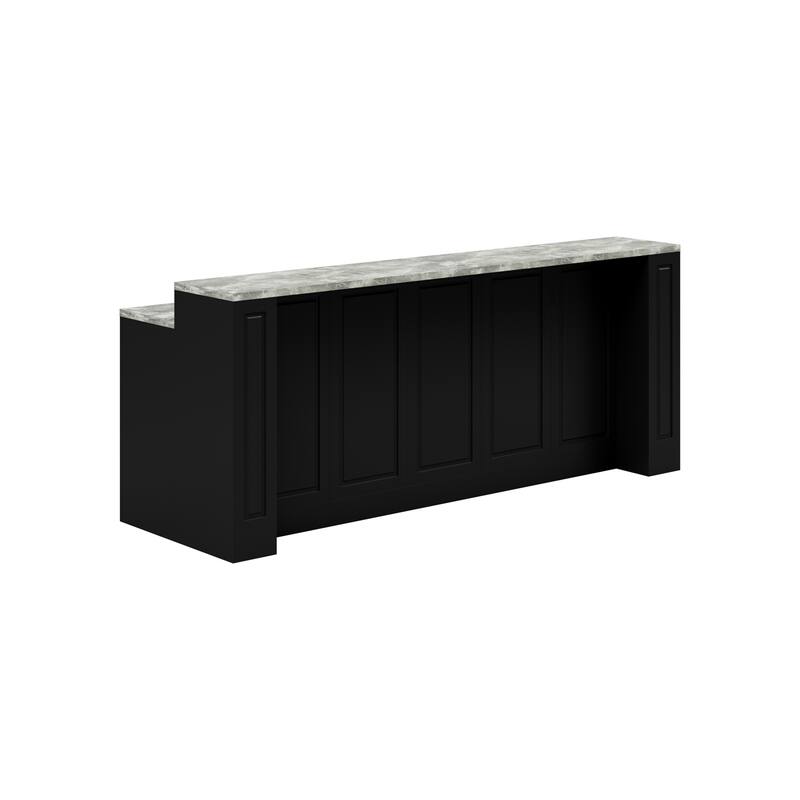 Large Kitchen Island with Storage and Power Outlet, 94.5” Kitchen Island Cabinet with Drawers and Shelves, Kitchen Island