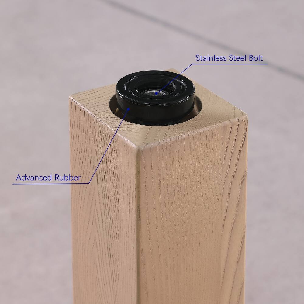 Olivia 8ft Vintage Ash Billiard Slate Pool Table with Dining Top