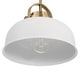 preview thumbnail 15 of 21, Arte Metal 2-Tone Ceiling Light - 12.0"L x 12.0"W x 9.5"H