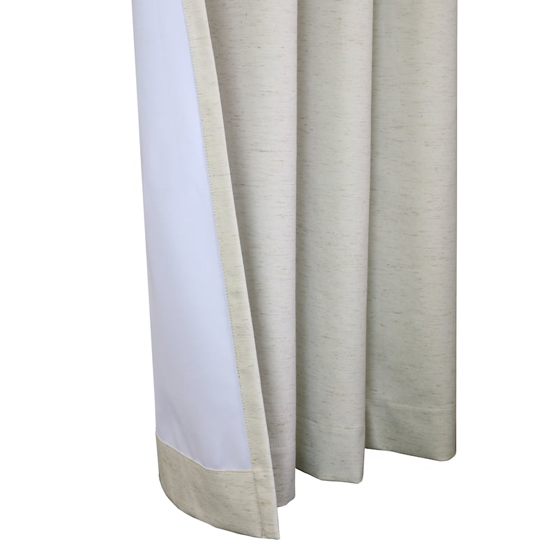 ThermaPlus Ventura Total Blackout Foamback Grommet Curtain Panel Pair