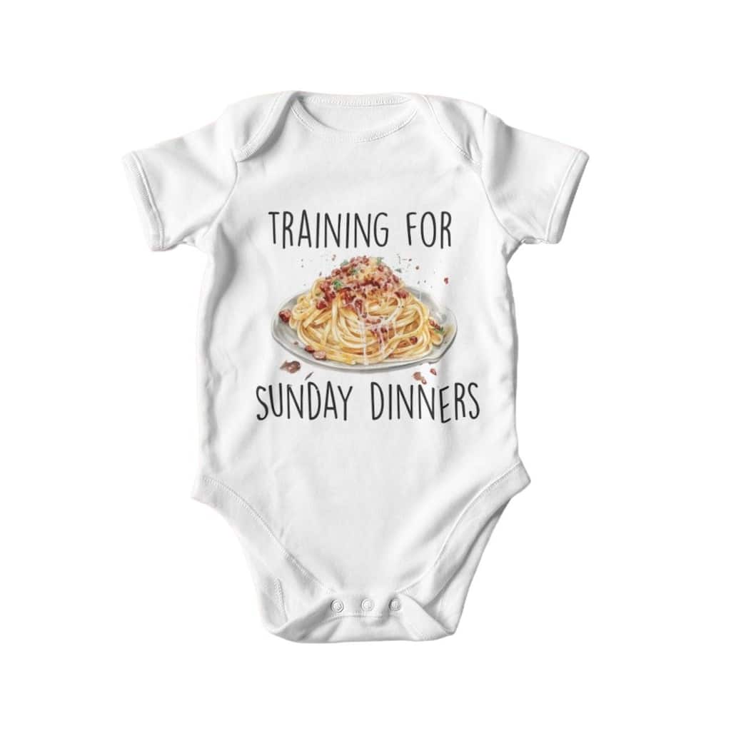 Italian Pasta - Baby Boy Girl Clothes Infant Bodysuit Funny Cute Newborn 7