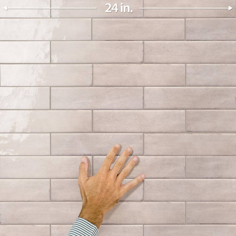 Merola Tile Tribeca Studio Oatmeal 2-3/8" x 9-5/8" Porcelain Wall Tile