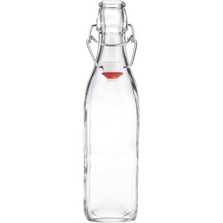 Bormioli Rocco Officina 37.25 Oz. Glass Water Bottle, Airtight