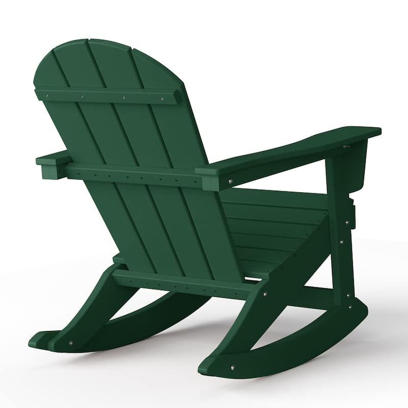 Polytrends Laguna Hdpe All Weather Outdoor Patio Rocking Chair