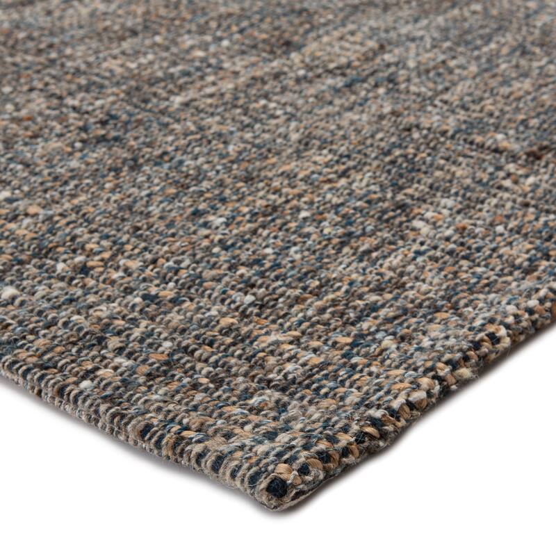 Porch & Den De Baca Natural Solid Wool-blend Area Rug