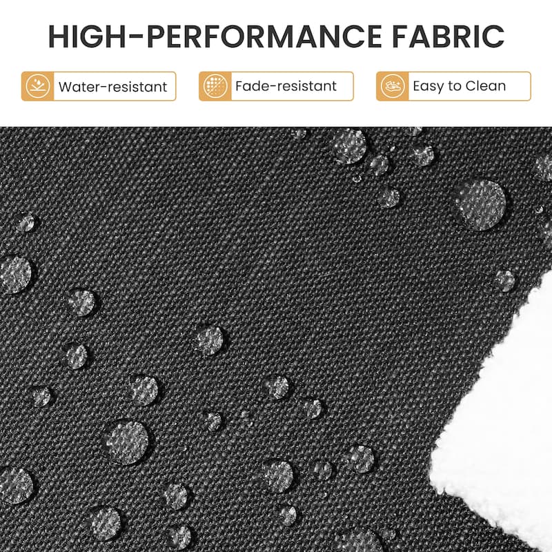 Outdoor Double Papasan Chair Loveseat Oversized PE Rattan Chair with Cushion