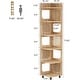 preview thumbnail 18 of 19, 6-Tier Corner Shelf, Rustic Tall Corner Bookshelf for Living Room, Bedroom, Office