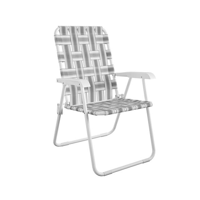 The Novogratz Poolside Gossip Collection Priscilla Folding Chair (2-Pack)