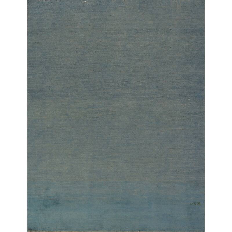 Modern Gabbeh Oriental Area Rug Handmade Tribal Wool Carpet - 4'10" x 6'4"