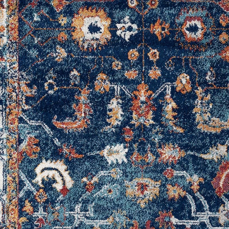 Qefi Power Loomed Stain Resistant Durable Area Rug By HomeRoots - 123' X '30' X '0.38