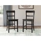 preview thumbnail 1 of 13, Signature Design by Ashley Chadworth Bar Stool (Set of 2) - 18.88" W x 23.13" D x 39.13" H Black