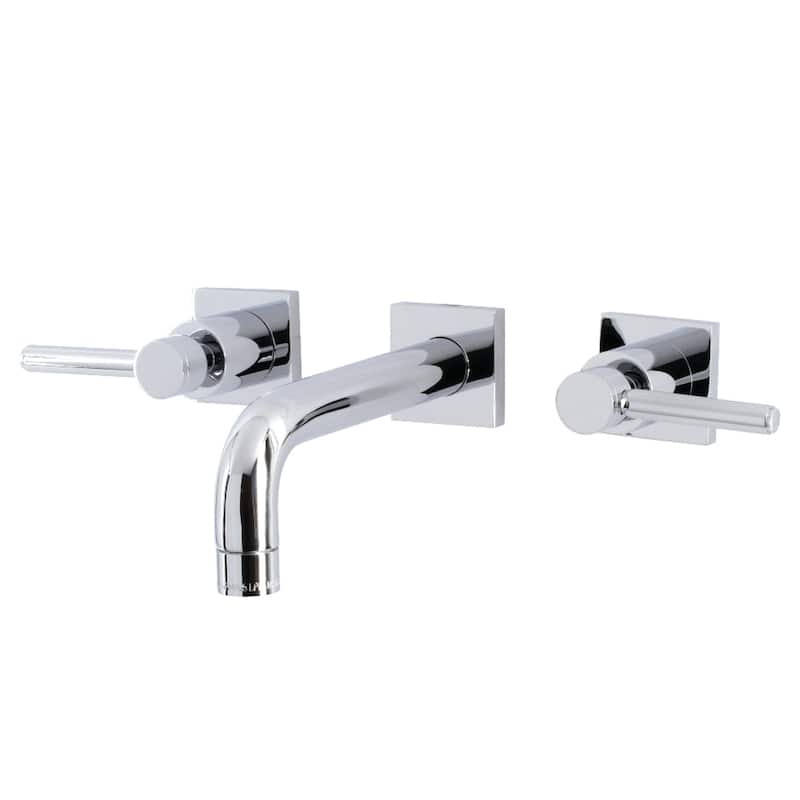 Kingston Brass Concord Two-Handle 3-Hole Wall Mount Bathroom Faucet