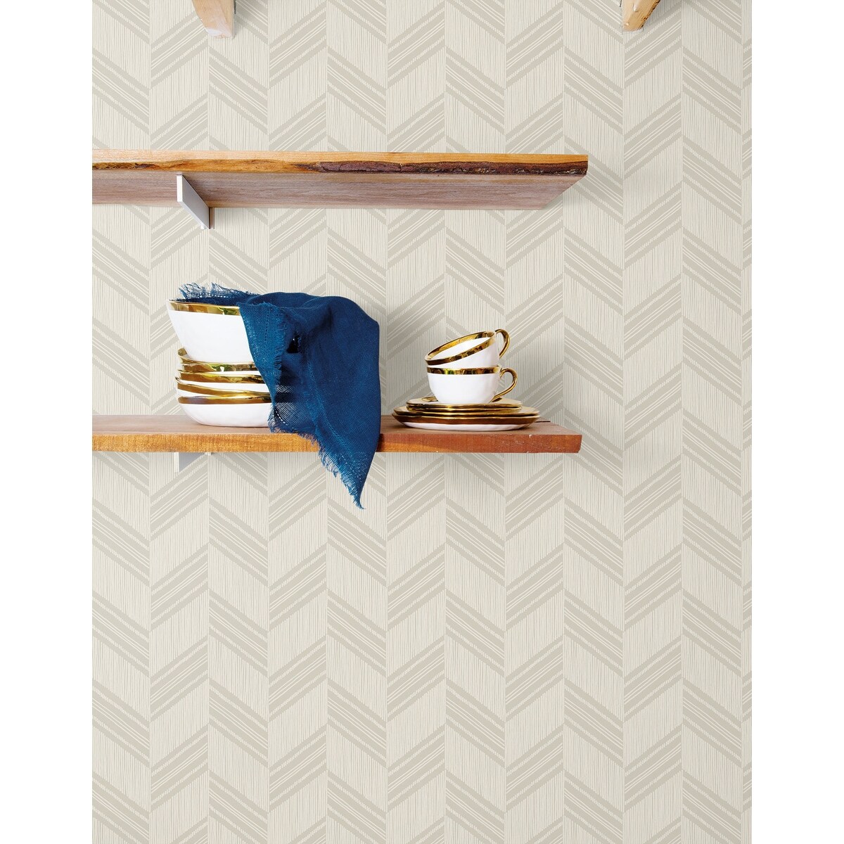 Shop Seabrook Designs Boho Rhapsody Chevron Stringcloth Unpasted Wallpaper 20 5 In W X 33 Ft L Overstock 31608508