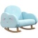 preview thumbnail 4 of 4, Rocking sofa for kidsr Armchair- Blue - 20.5" W x 18.25" D x 19.75" H