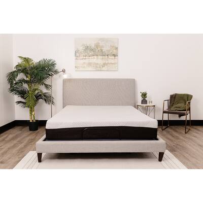 Comfort Series Queen Medium Gel Memory Foam Tight Top 10 Inch Mattress