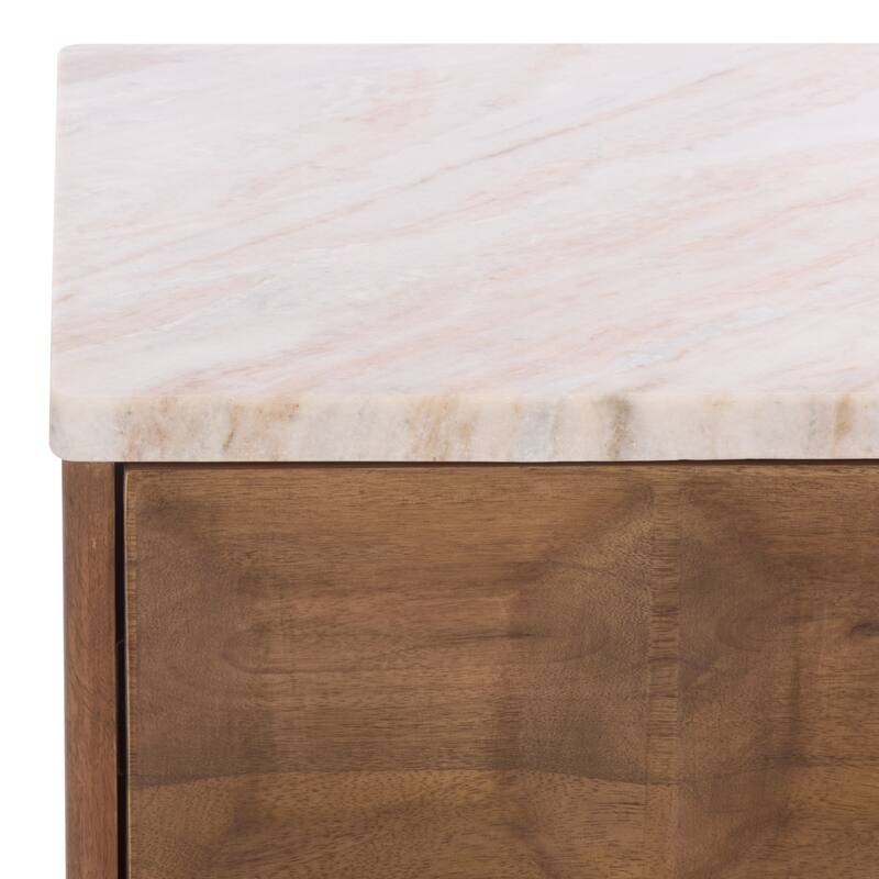SAFAVIEH Couture Paxter Marble Top Nightstand