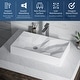 preview thumbnail 4 of 7, Karran Diamond Quartz 28 inch Bathroom Vessel Sink