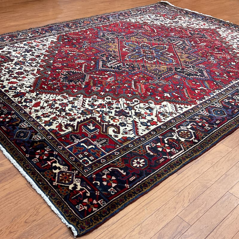 HERAT ORIENTAL Handmade Fine Heriz Rug - 8'1" x 11'4"
