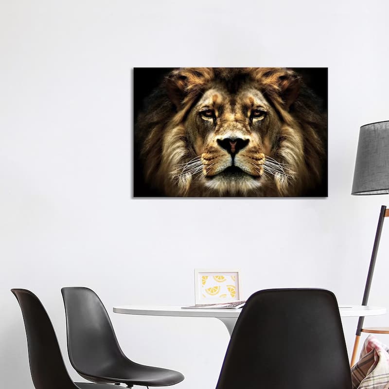iCanvas "The Lion" by SD Smart Canvas Print - 26x40x1.5
