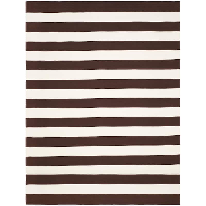SAFAVIEH Handmade Montauk Geltrude Stripe Cotton Flatweave Rug