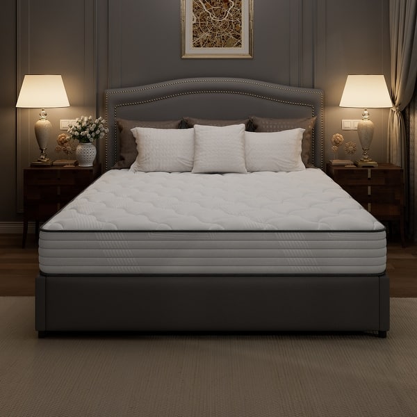 slide 2 of 13, SweDrea 10 in. Medium Cool Gel Memory Foam Mattress with CertiPUR-US, SGS and OEKO-TEX