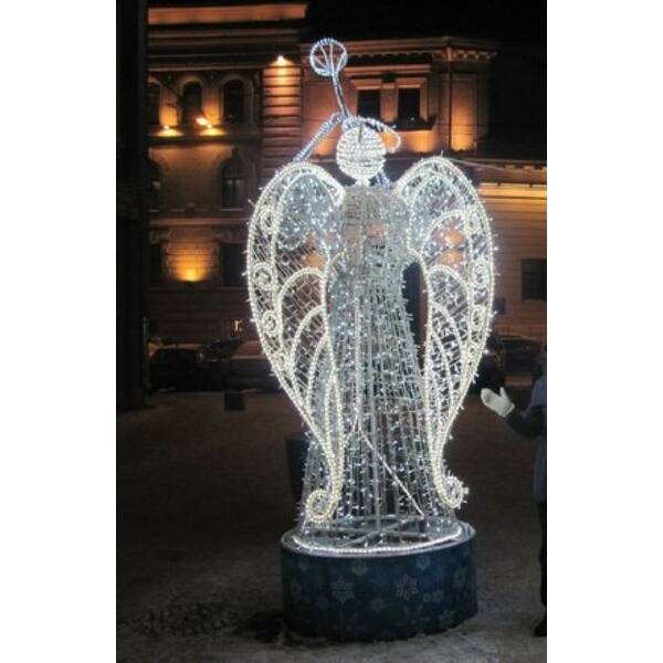 Shop 9 75 Pre Lit Trumpeting Angel Commercial Christmas Outdoor