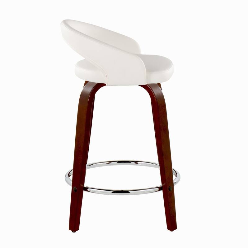 Grotto Upholstered 24" Fixed-Height Counter Stool - Set of 2